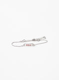 Dior Silver Red Bracelet