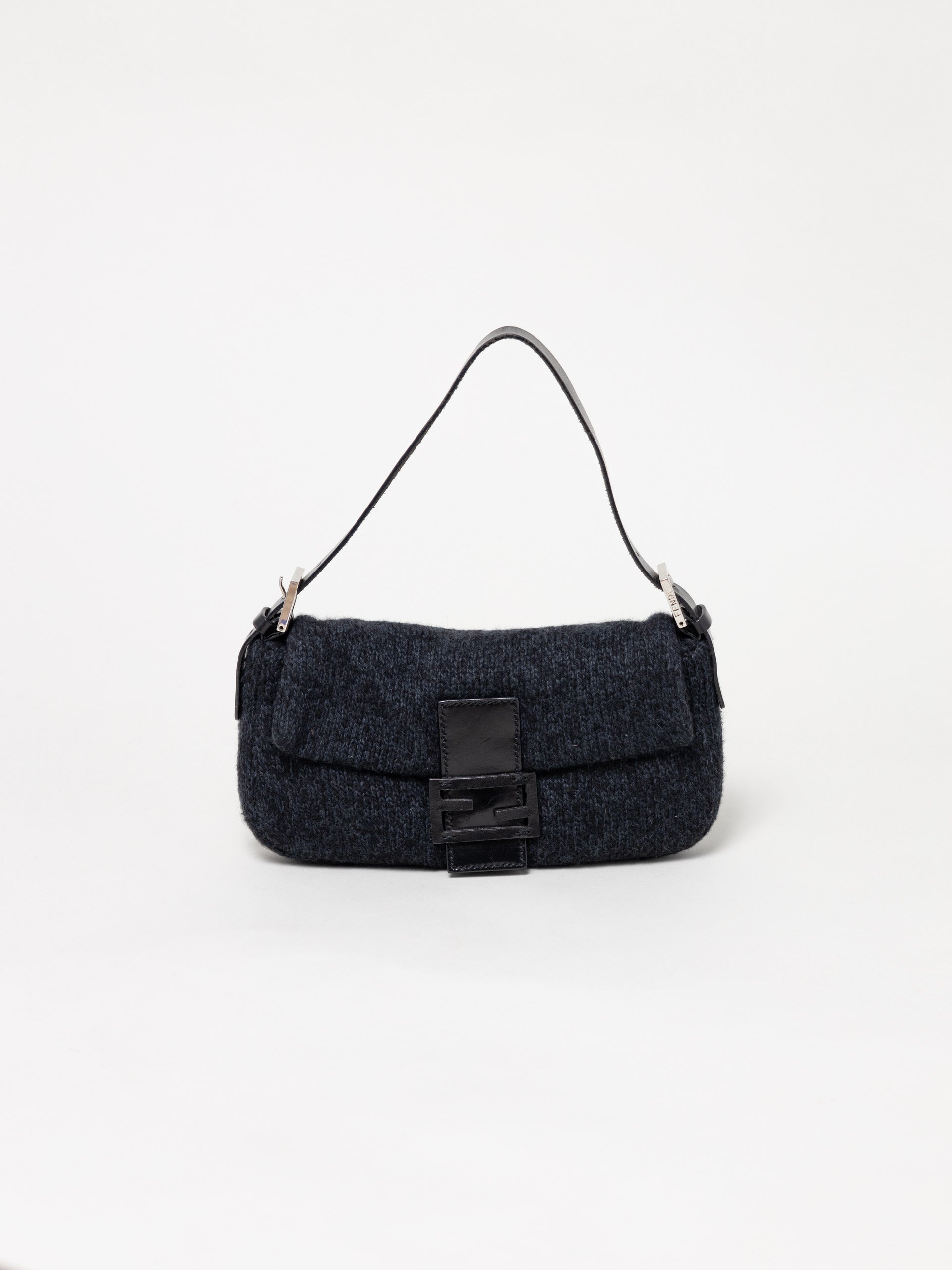 Fendi Baguette Wool Bag