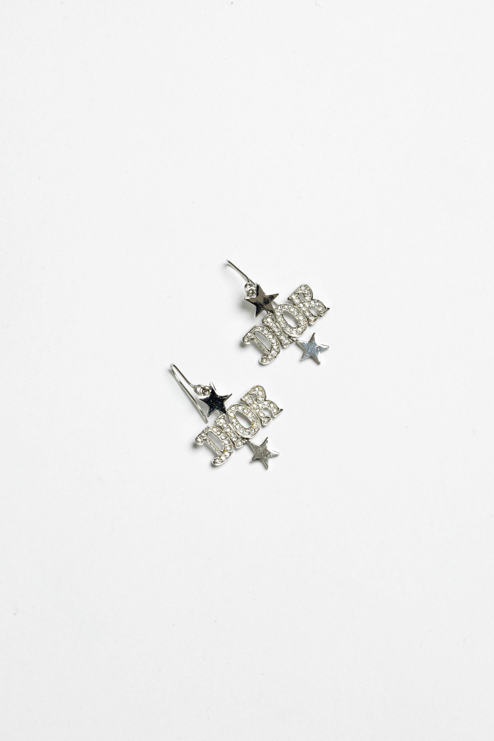 Dior Silver Stones Earrings