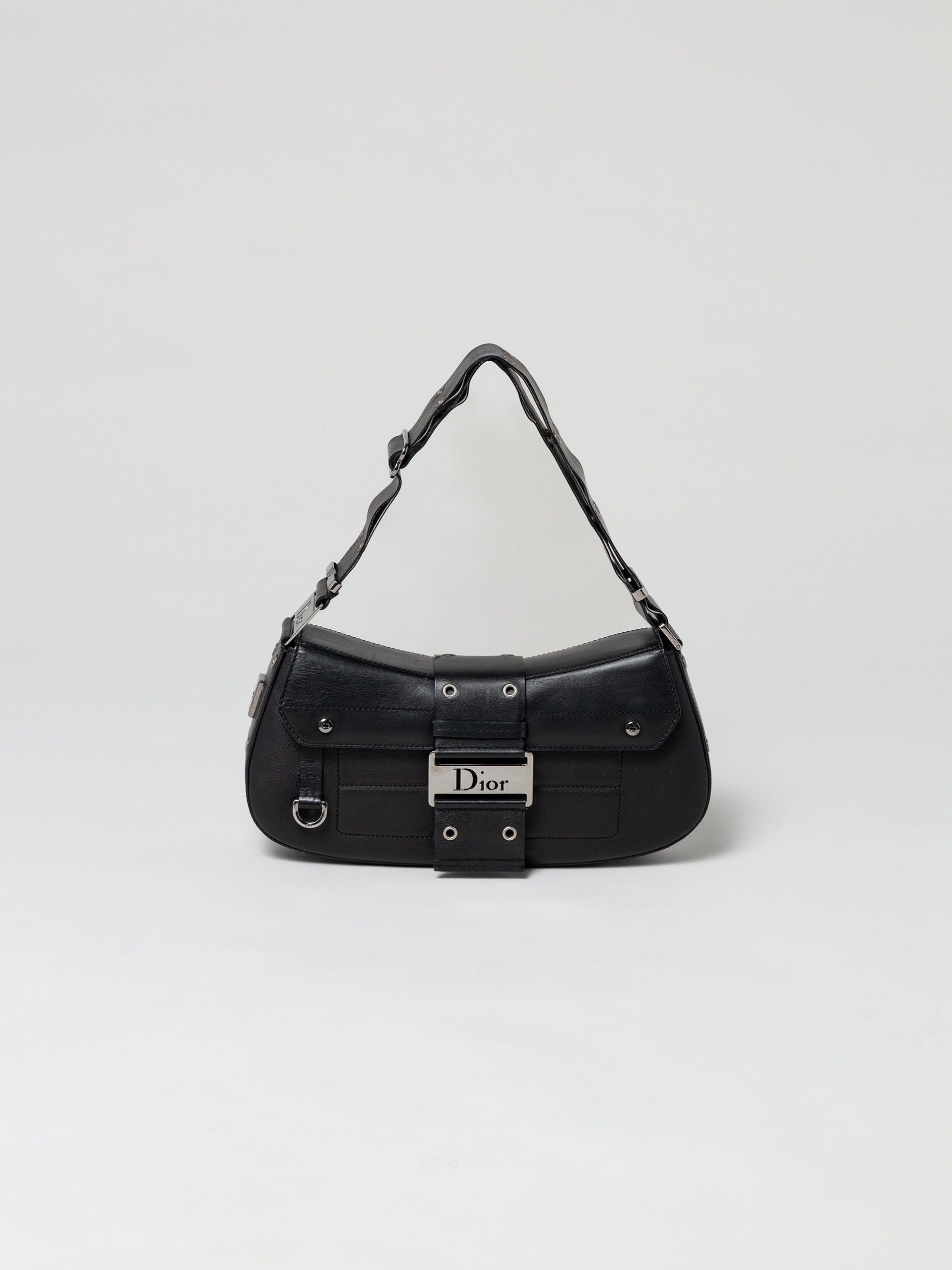 Dior Leather Columbus Shoulder Bag