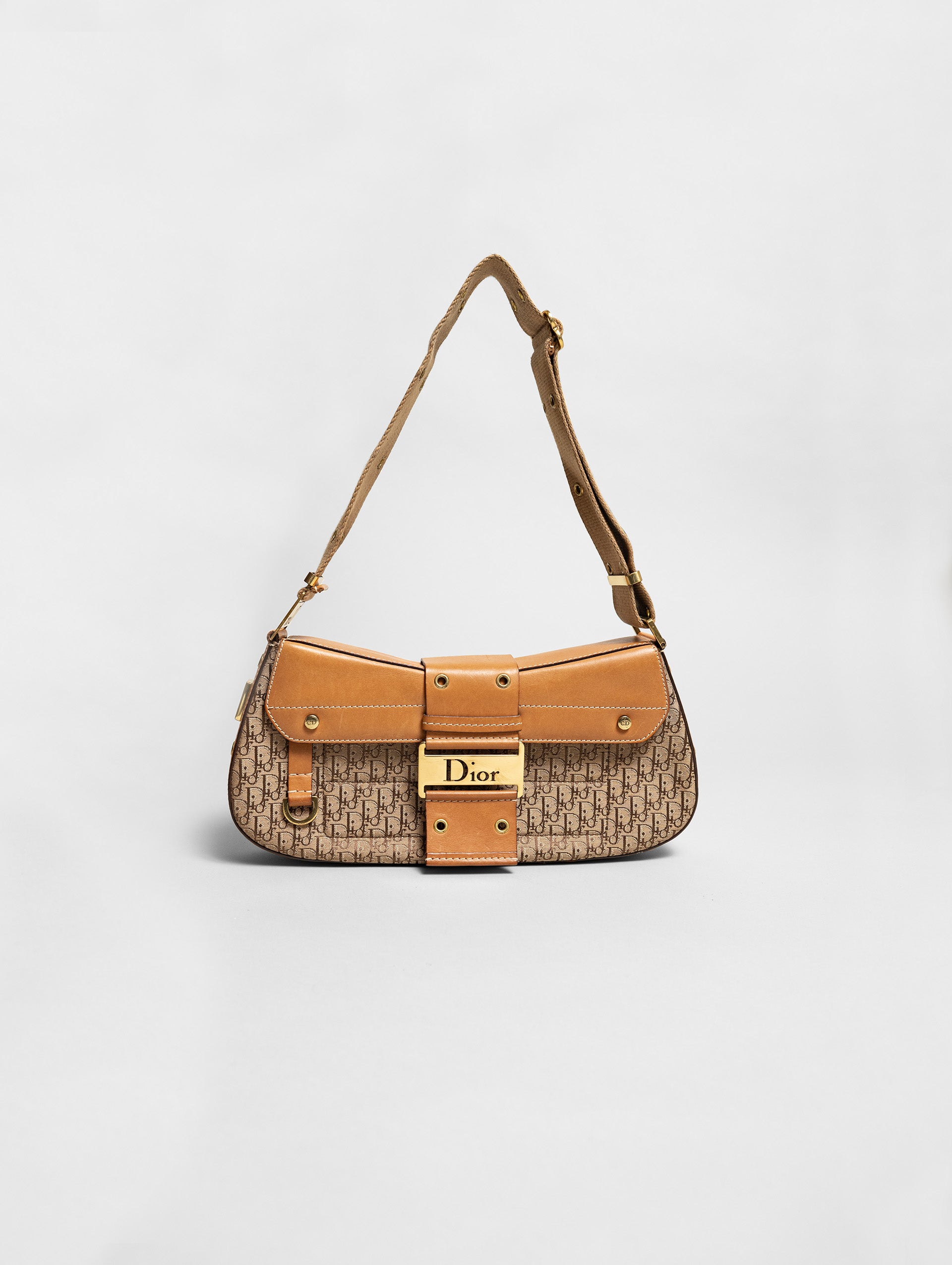Dior trotter Columbus beige bag