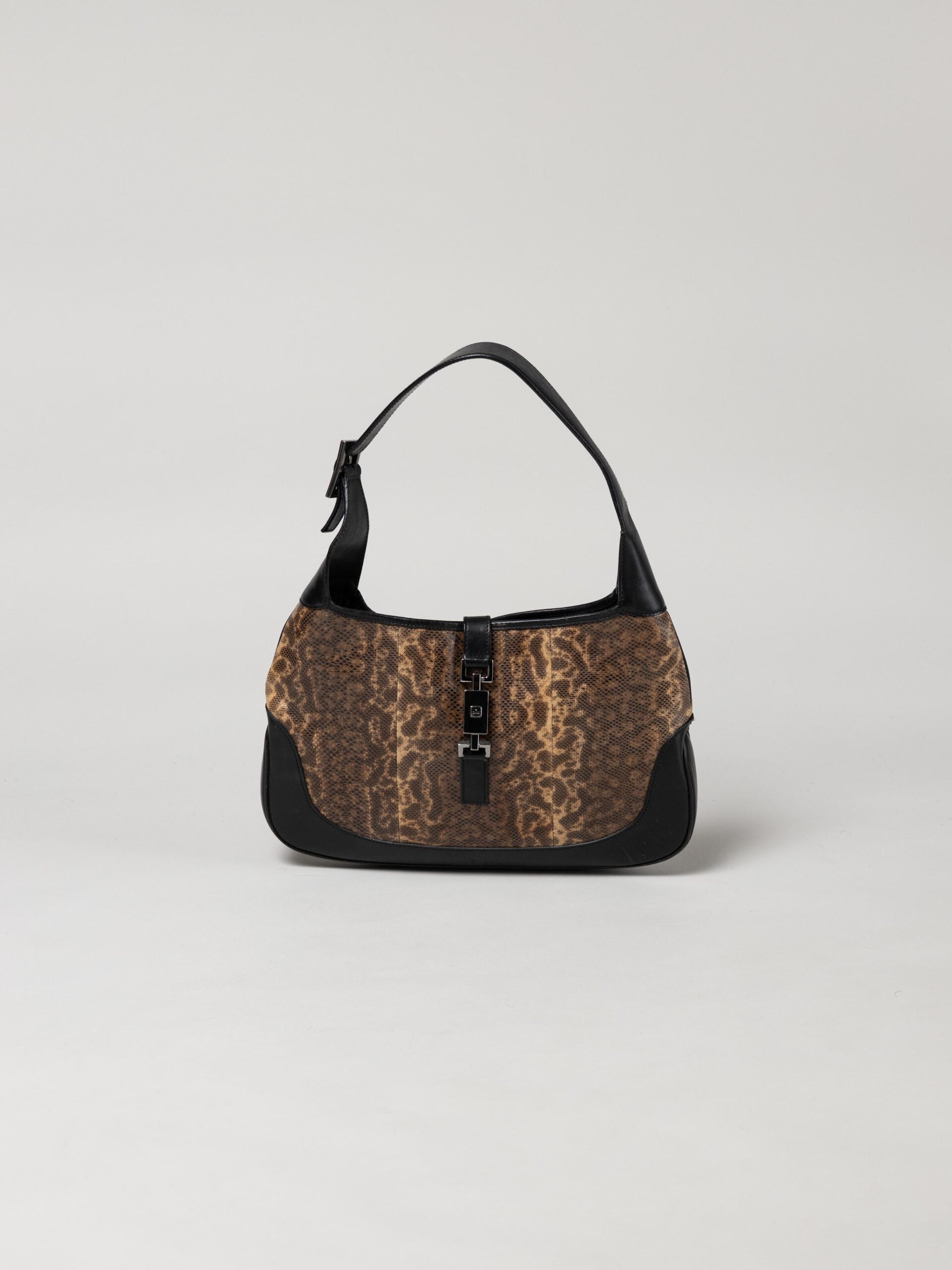 Gucci Jackie Python Leather Bag