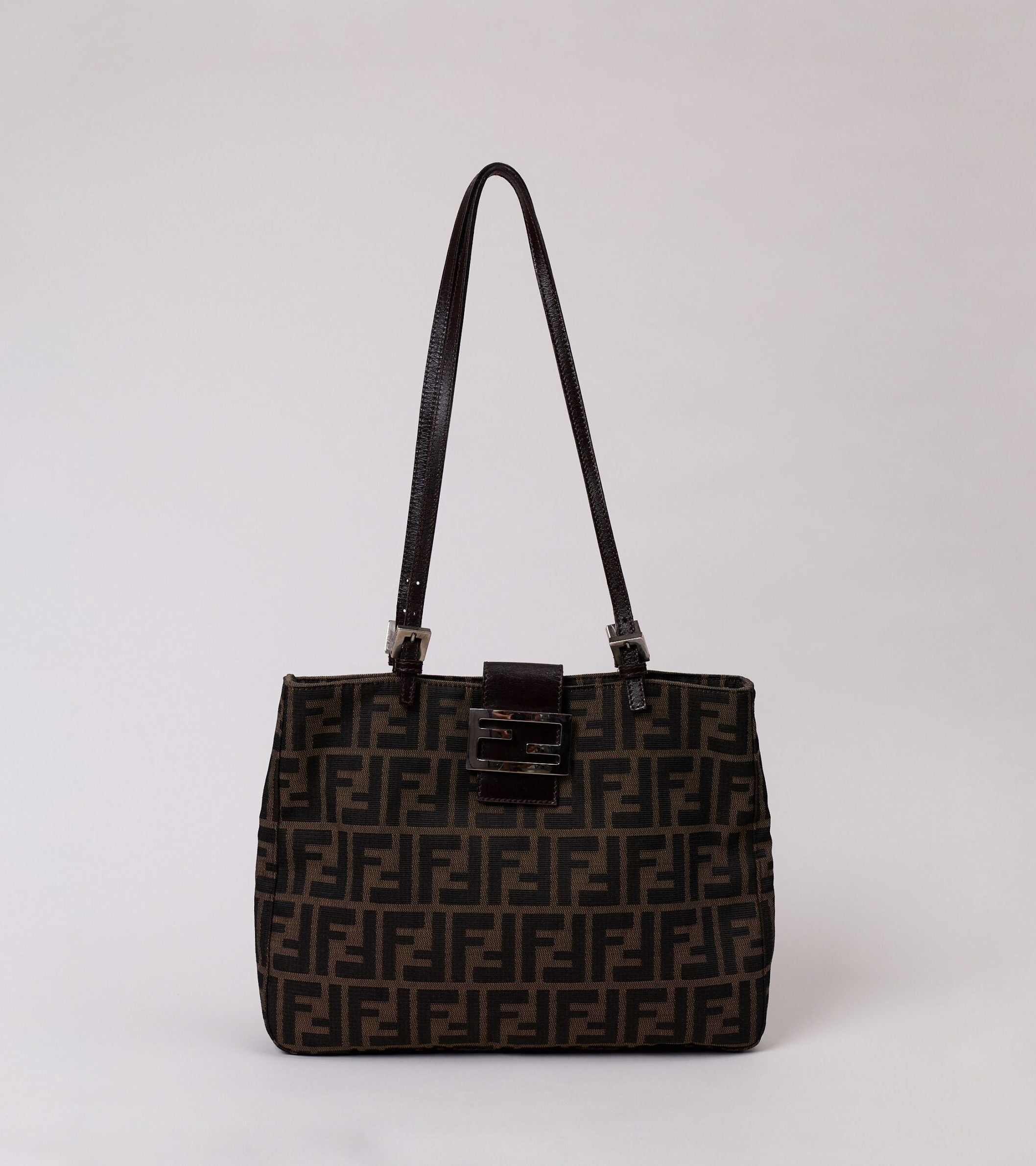 Fendi Zucca Monogram Shoulder Bag
