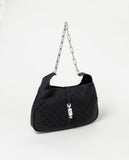 Gucci Canvas Chain Jackie Bag