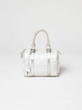 Fendi Silver Boston Bag