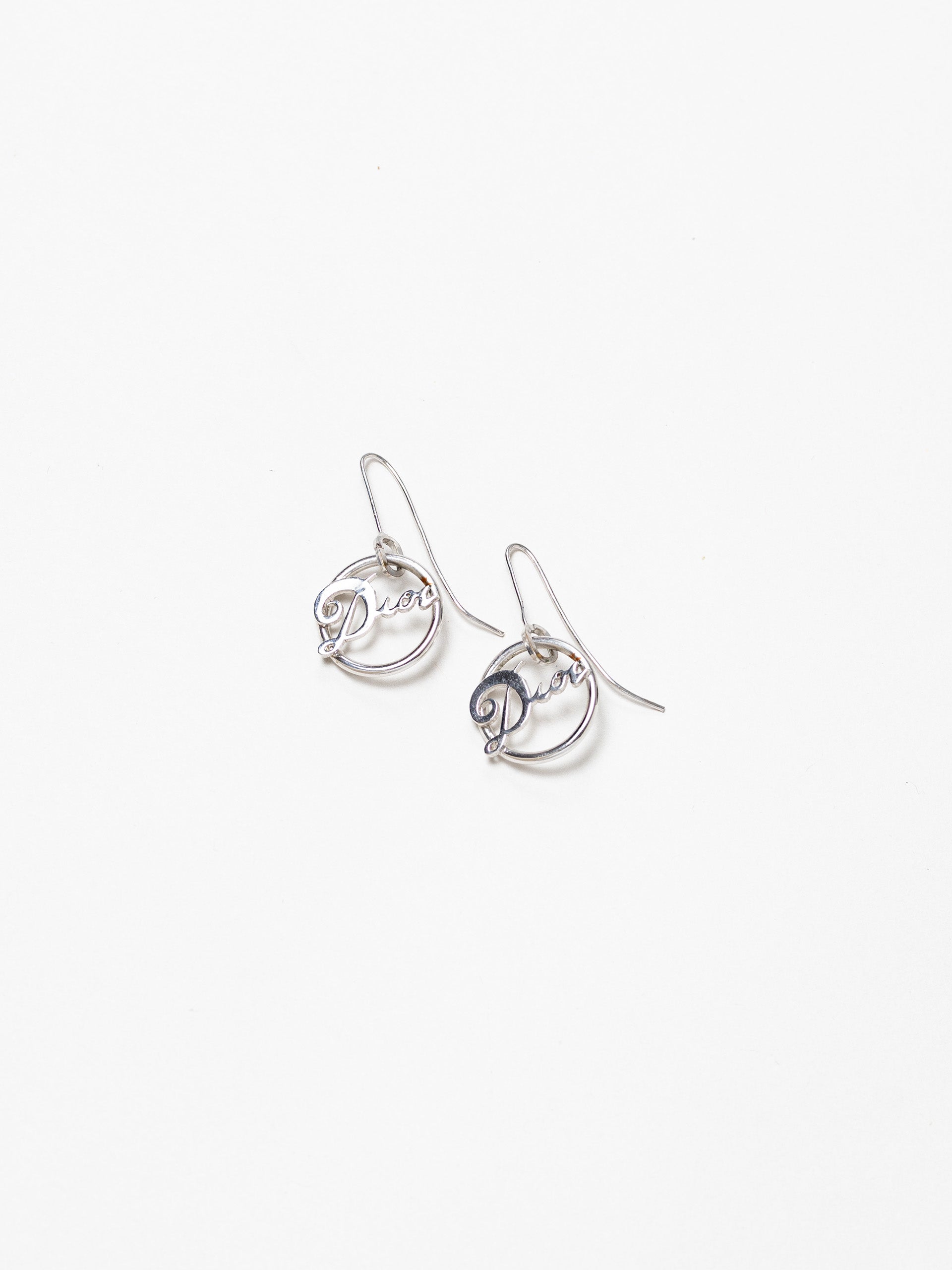 Dior Silver Metal Earrings