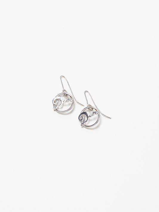 Dior Silver Metal Earrings