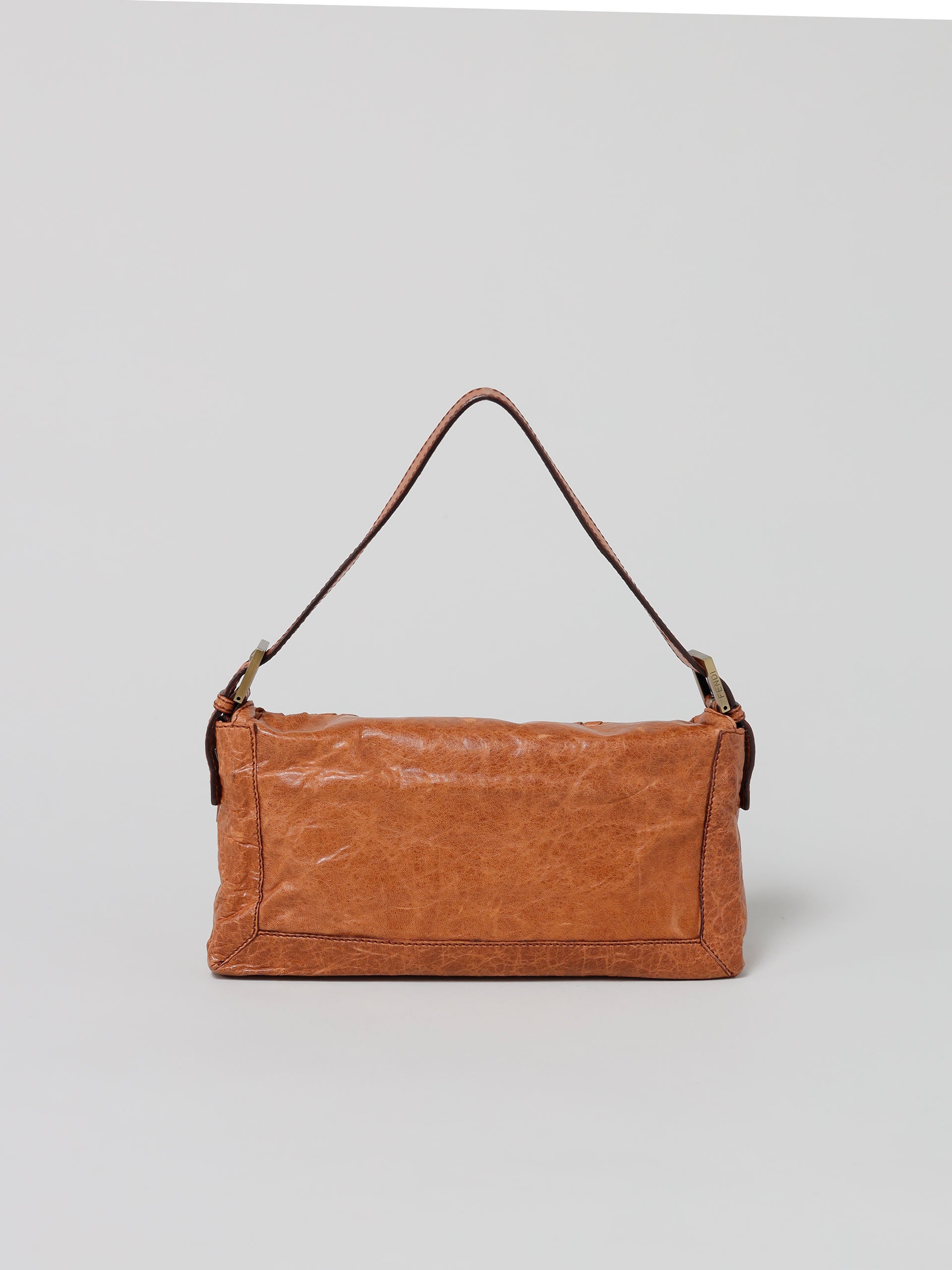 Fendi Rare Fendi Baguette Leather Bag