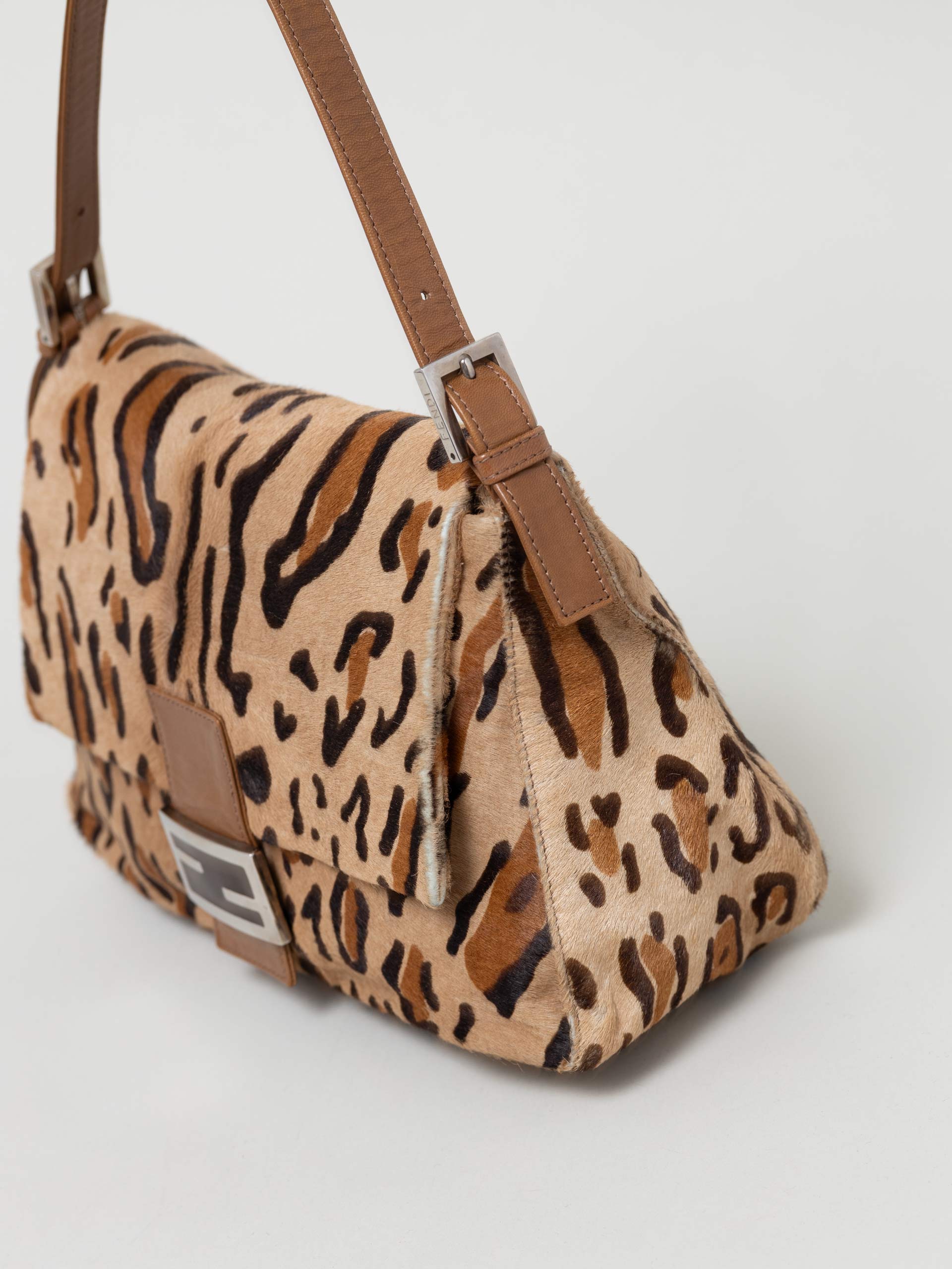 Fendi Mamma Baguette Pony Hair
