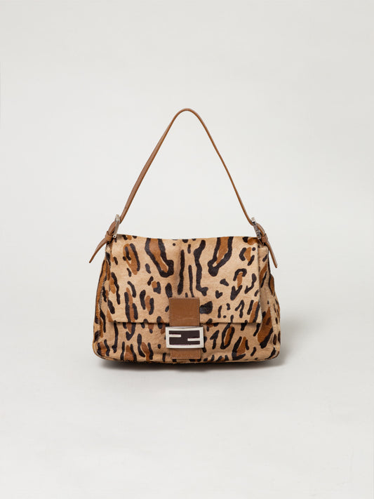 Fendi Mamma Baguette Pony Hair