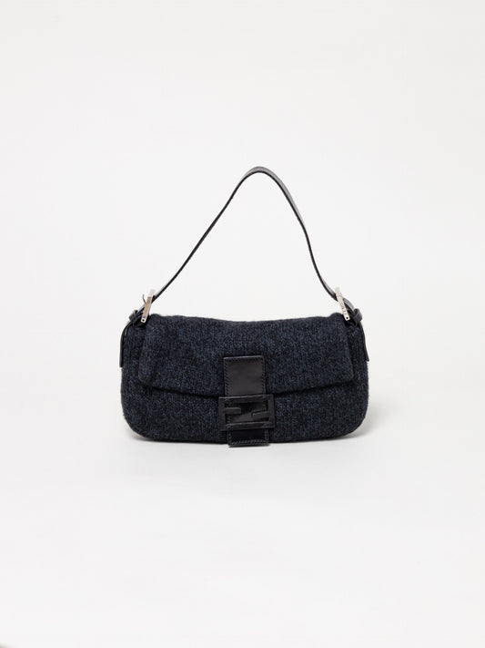 Fendi Baguette Wool Bag