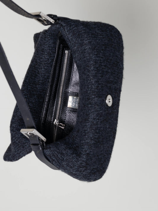 Fendi Baguette Wool Bag