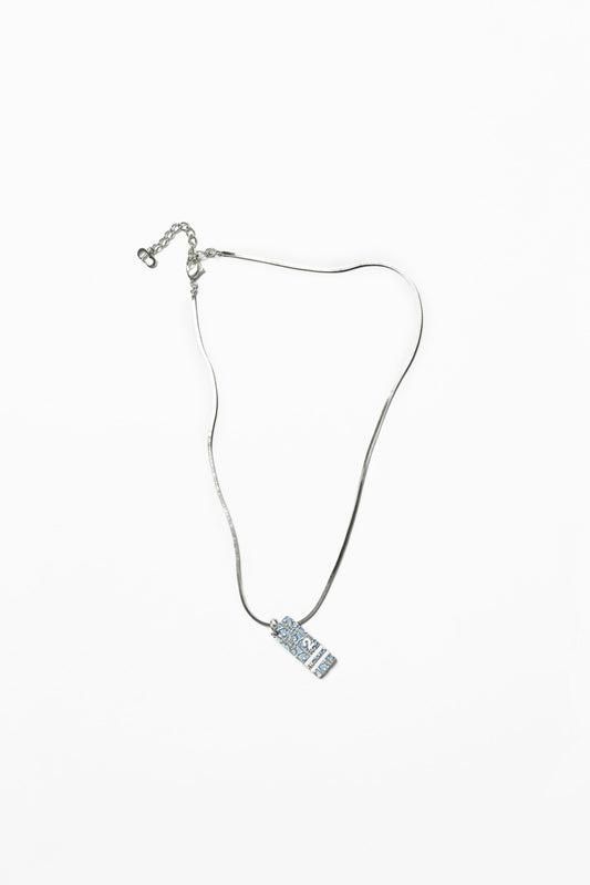 Dior Necklace Silver Trotter
