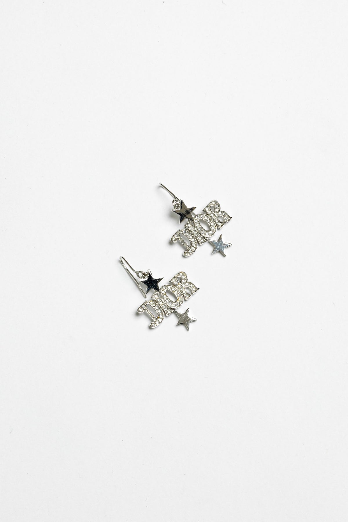 Dior Silver Stones Earrings
