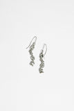 Dior Earrings Silver Stones
