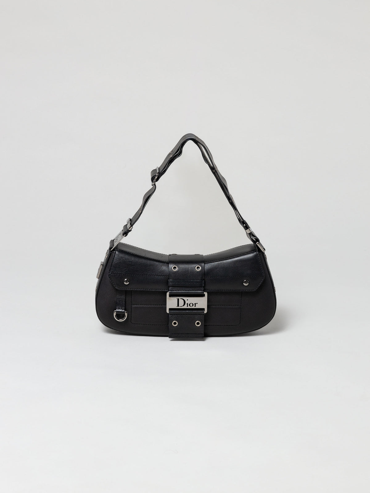 Dior Leather Columbus Shoulder Bag