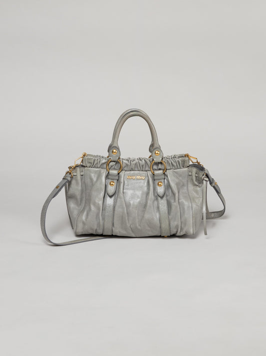 Miu Miu Vitello Leather Bag