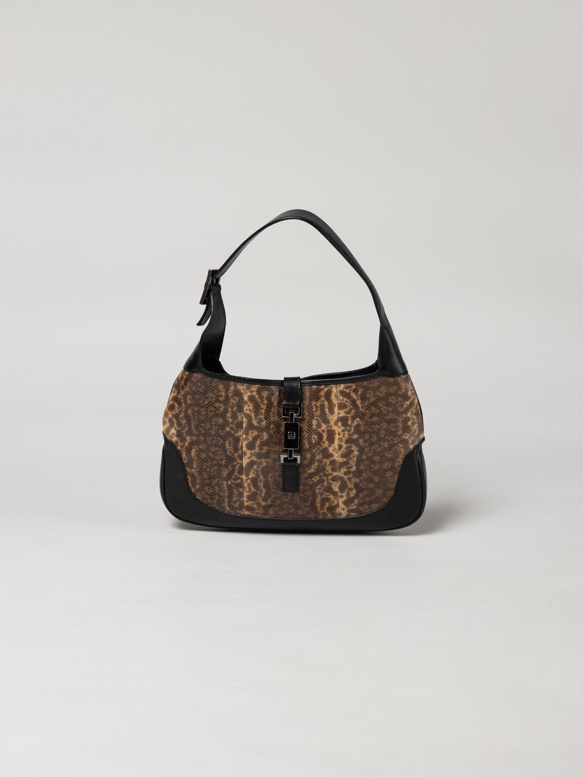 Gucci Jackie Python Leather Bag