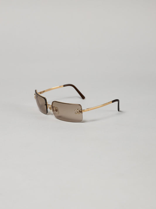 Chanel Rhinestones Sunglasses