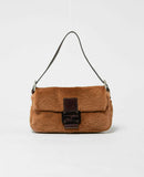 Fendi Fur Baguette Shoulder Bag
