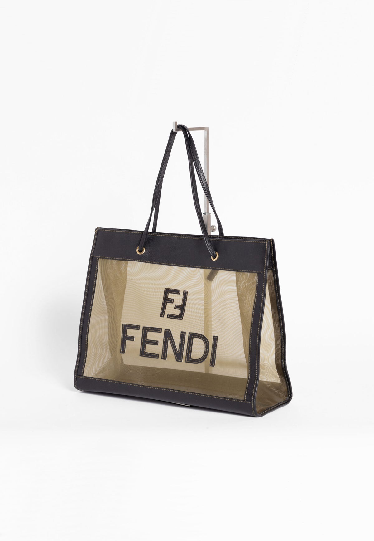 Fendi Mesh Large Shoulder Bag