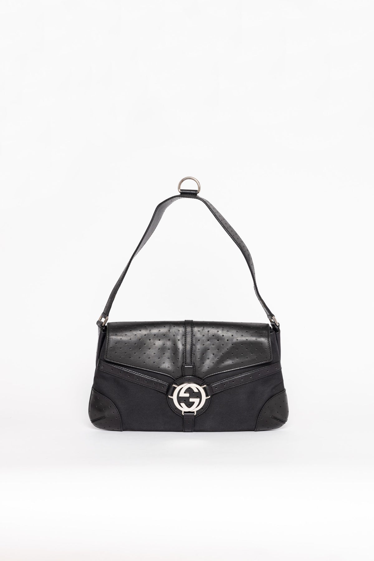 Gucci Black Leather Bag