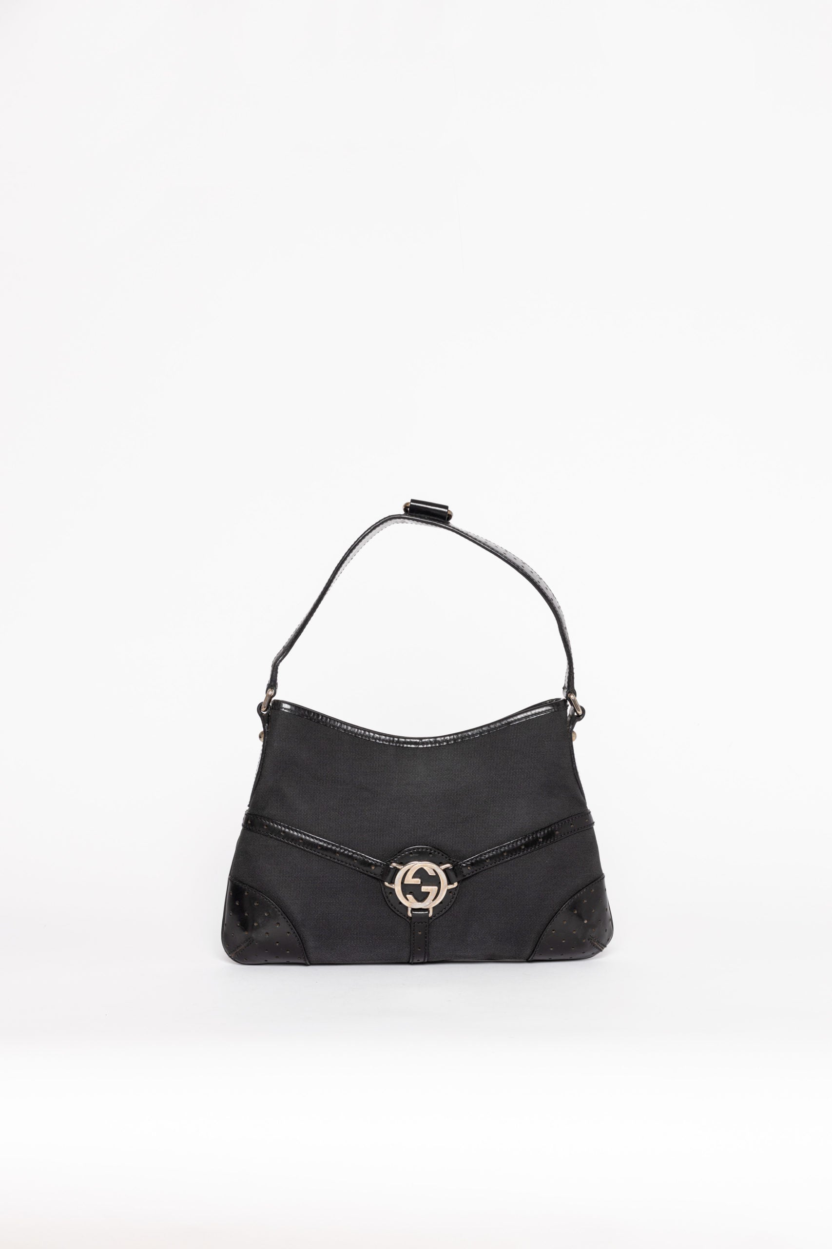 Gucci Leather Cotton Bag