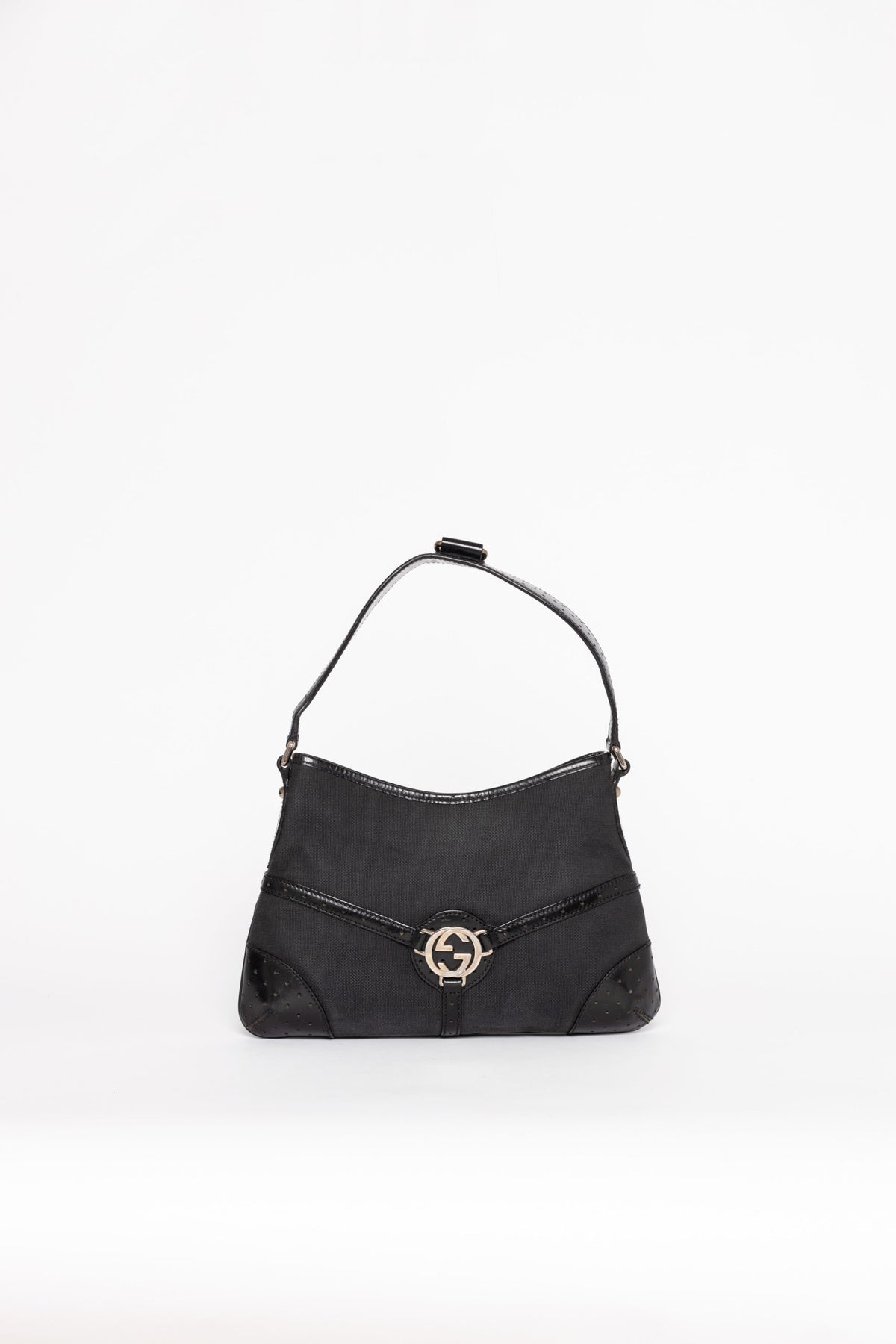 Gucci Leather Cotton Bag