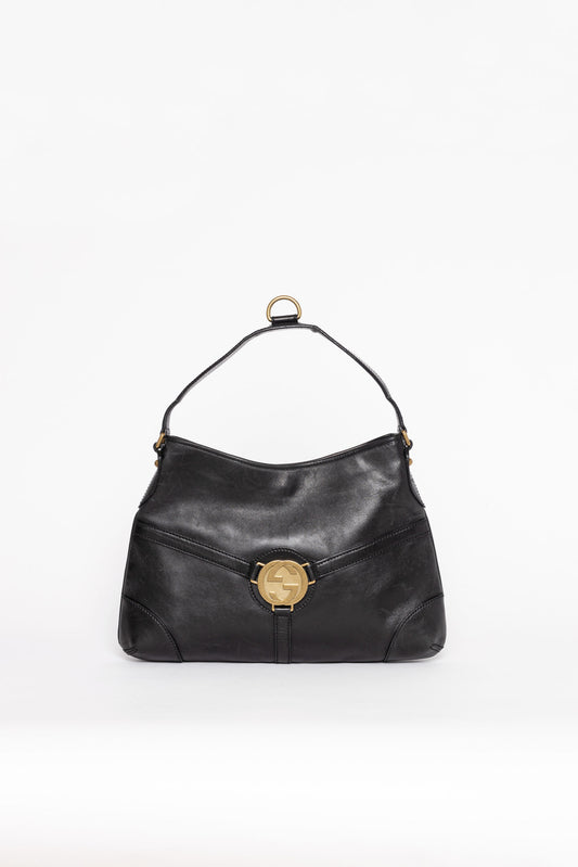Gucci Black Leather Bag