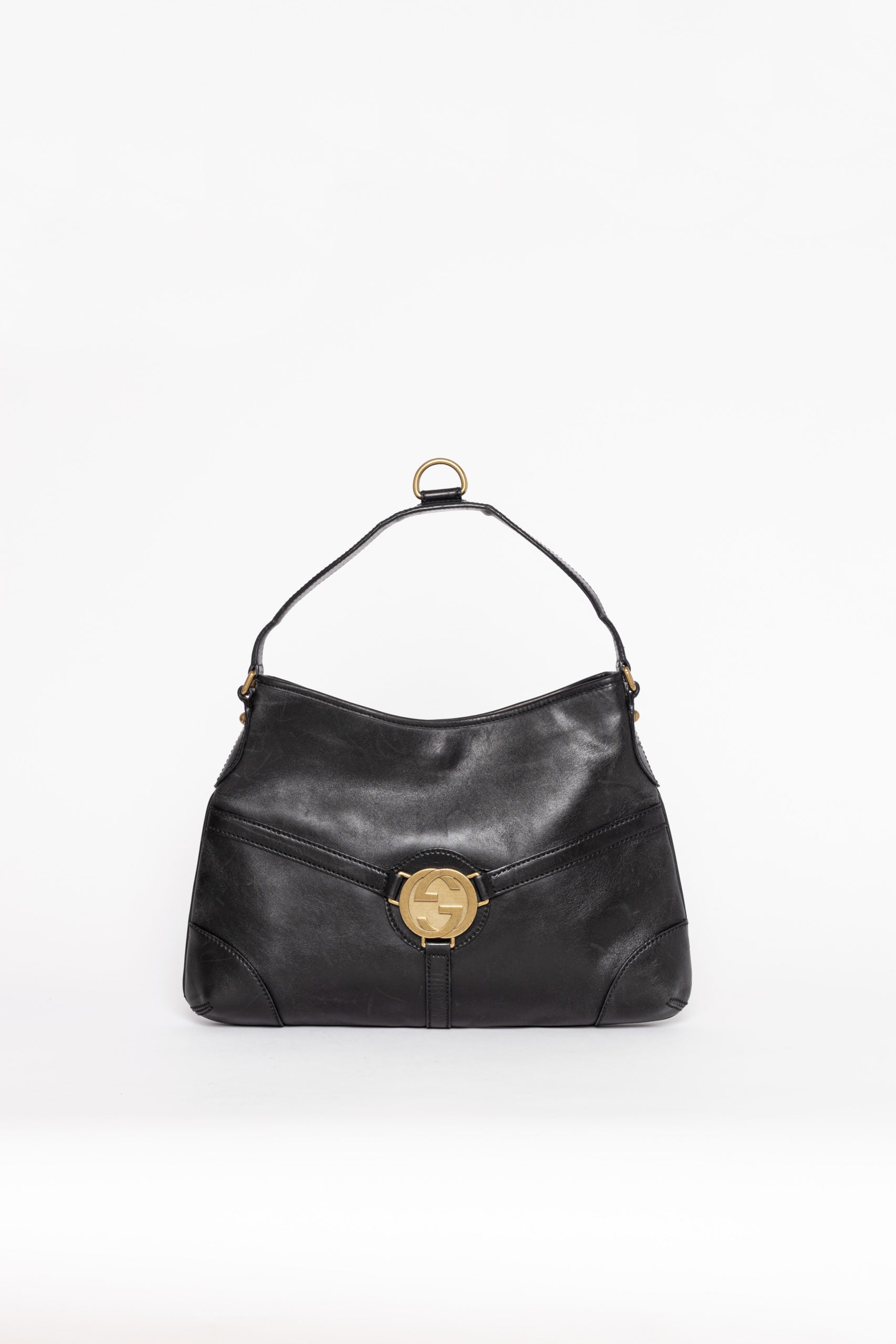 Gucci Black Leather Bag