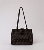 Fendi Zucca Monogram Shoulder Bag