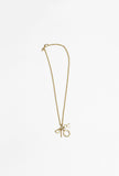 Dior Necklace Gold Logo