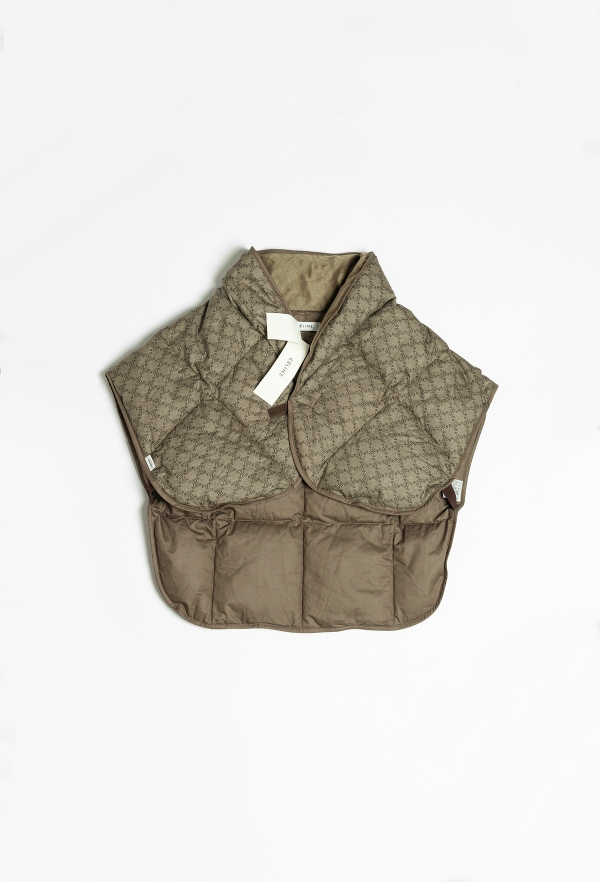 Celine Puffer Vest Monogram Nylon
