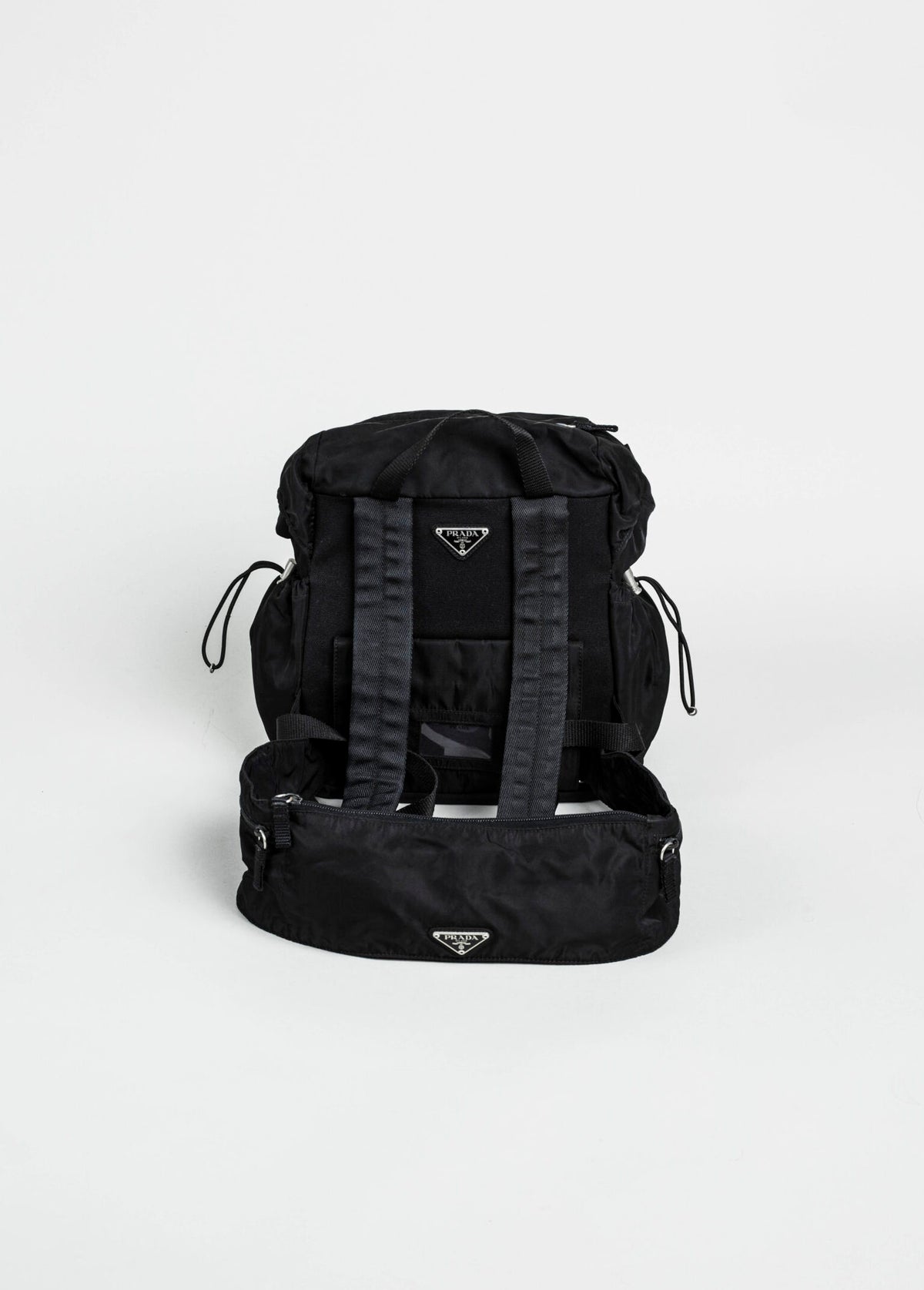Prada tessuto Backpack waist bag