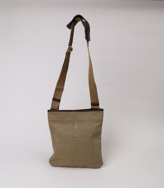 Prada Cotton Crossbody Bag
